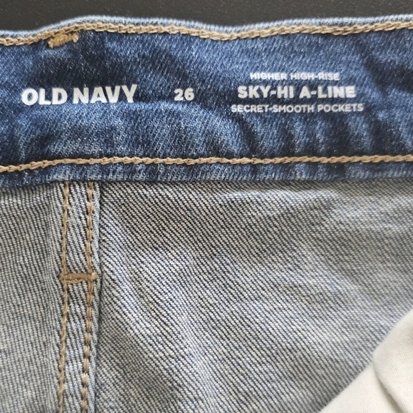 Old Navy High Rise Secret Smooth Pockets Straight Plus Size Button Fly shorts - Picture 5 of 10